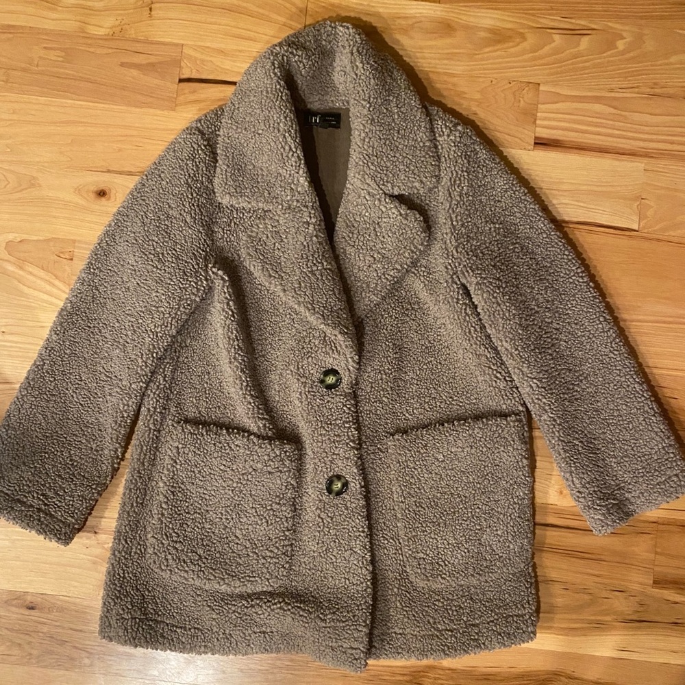 Zara teddy coat